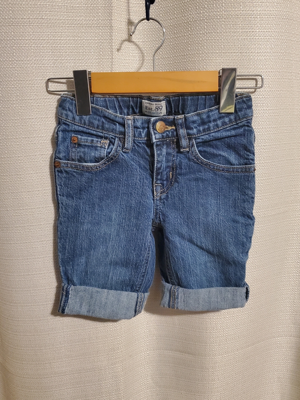 (4/$20) Place Kids Unisex Blue Denim Shorts